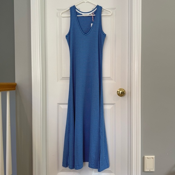 Vineyard Vines V-Neck Striped Maxi Dress Size S - Picture 2 of 12